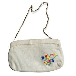VTG Floral Embroidered Bag